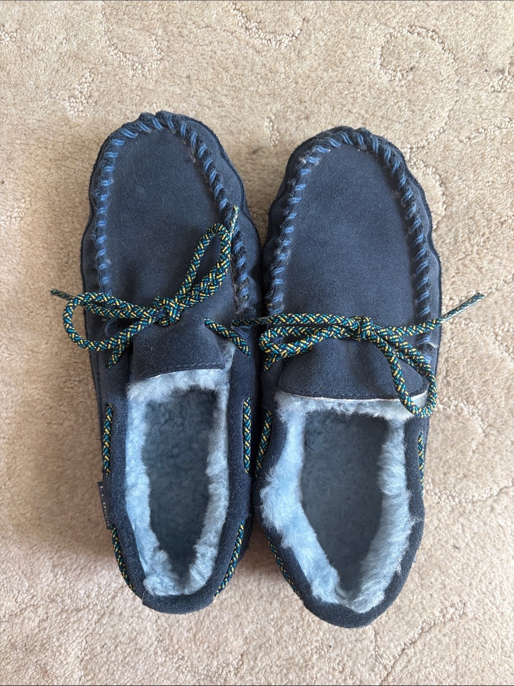 Kids slippers LL Bean “Wicked Good Mocs”